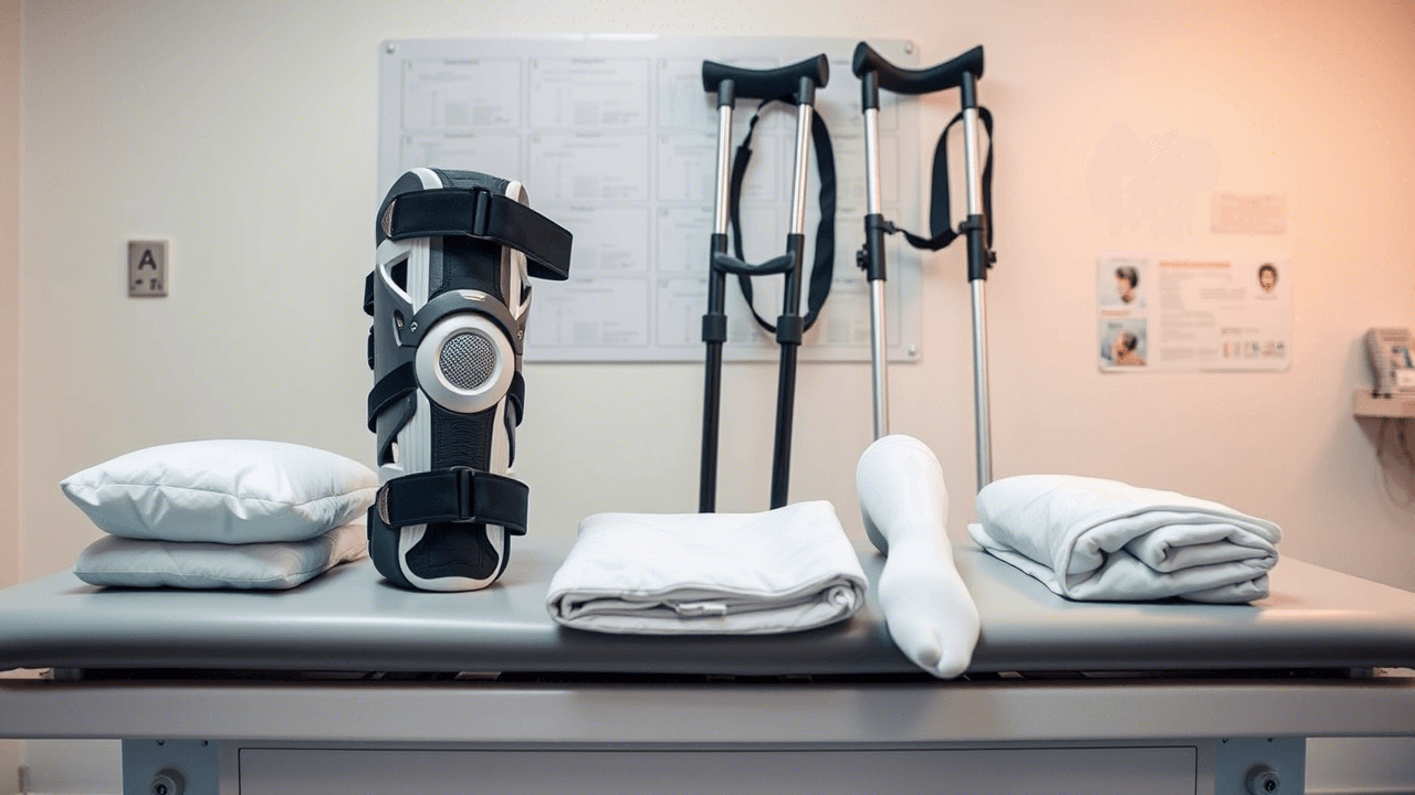 Optimale Hilfsmittelversorgung nach einer Knie-OP