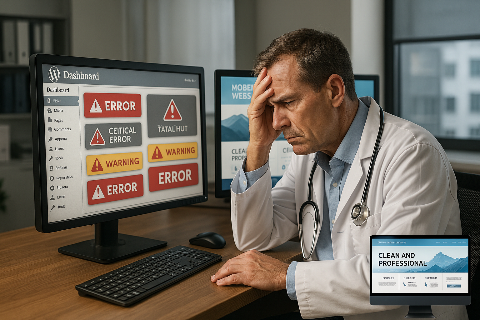 Warum WordPress keine gute Wahl mehr für Heilpraktiker und Sanitätshäuser ist